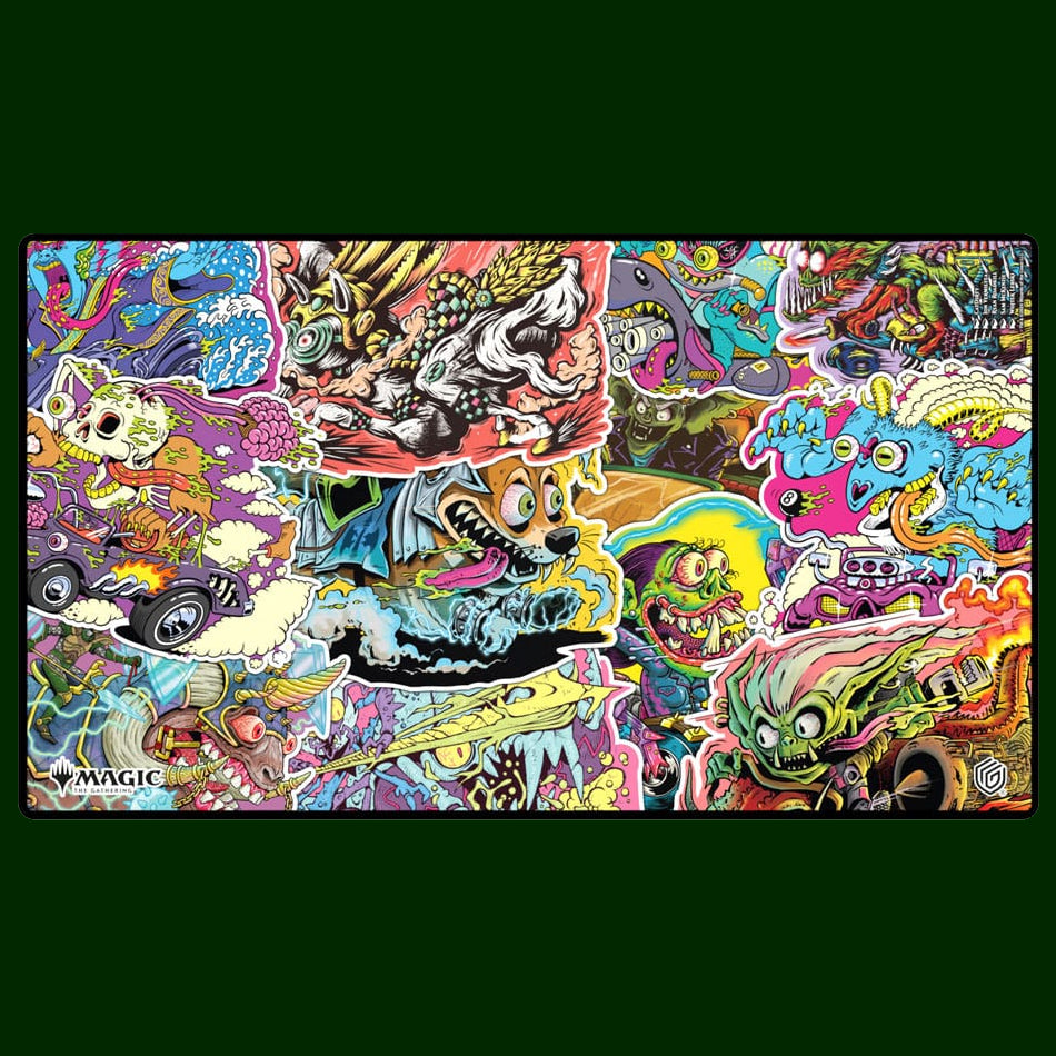 Ultra Guard Playmat - MTG : Aetherdrift, Revved Up Racers