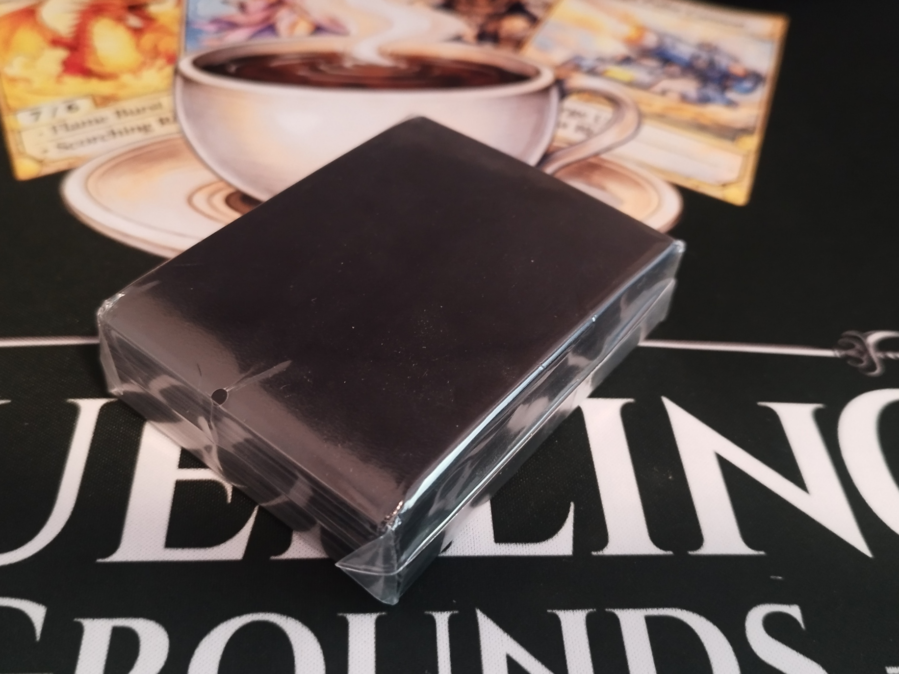 Matte - 100 Black Standard Sleeves