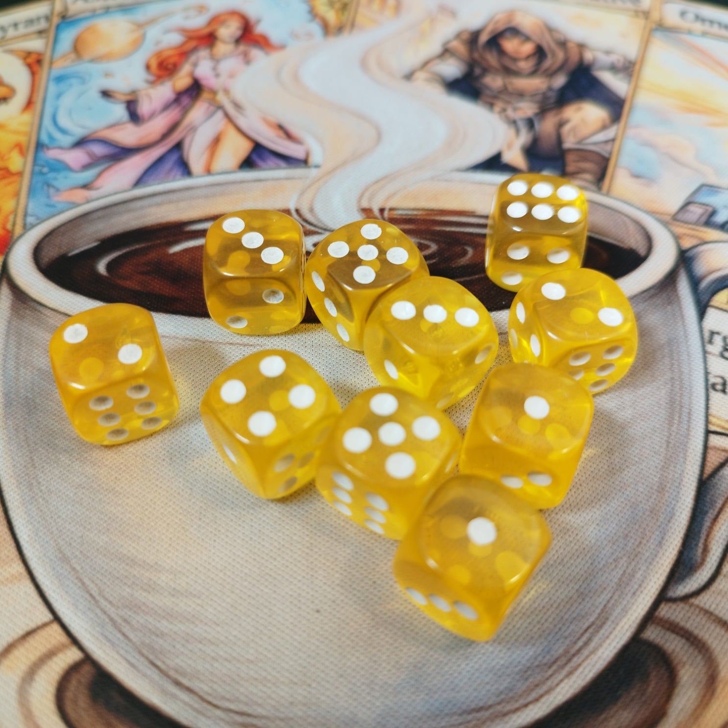 Yellow Neon d6's