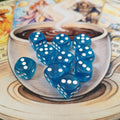 Blue Neon d6's
