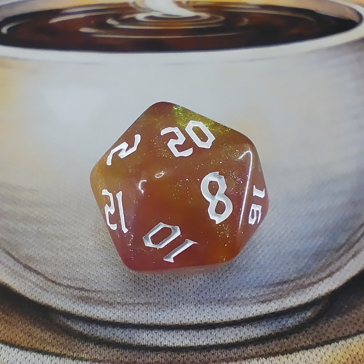 Shaman Dice Set - Yellow Rose