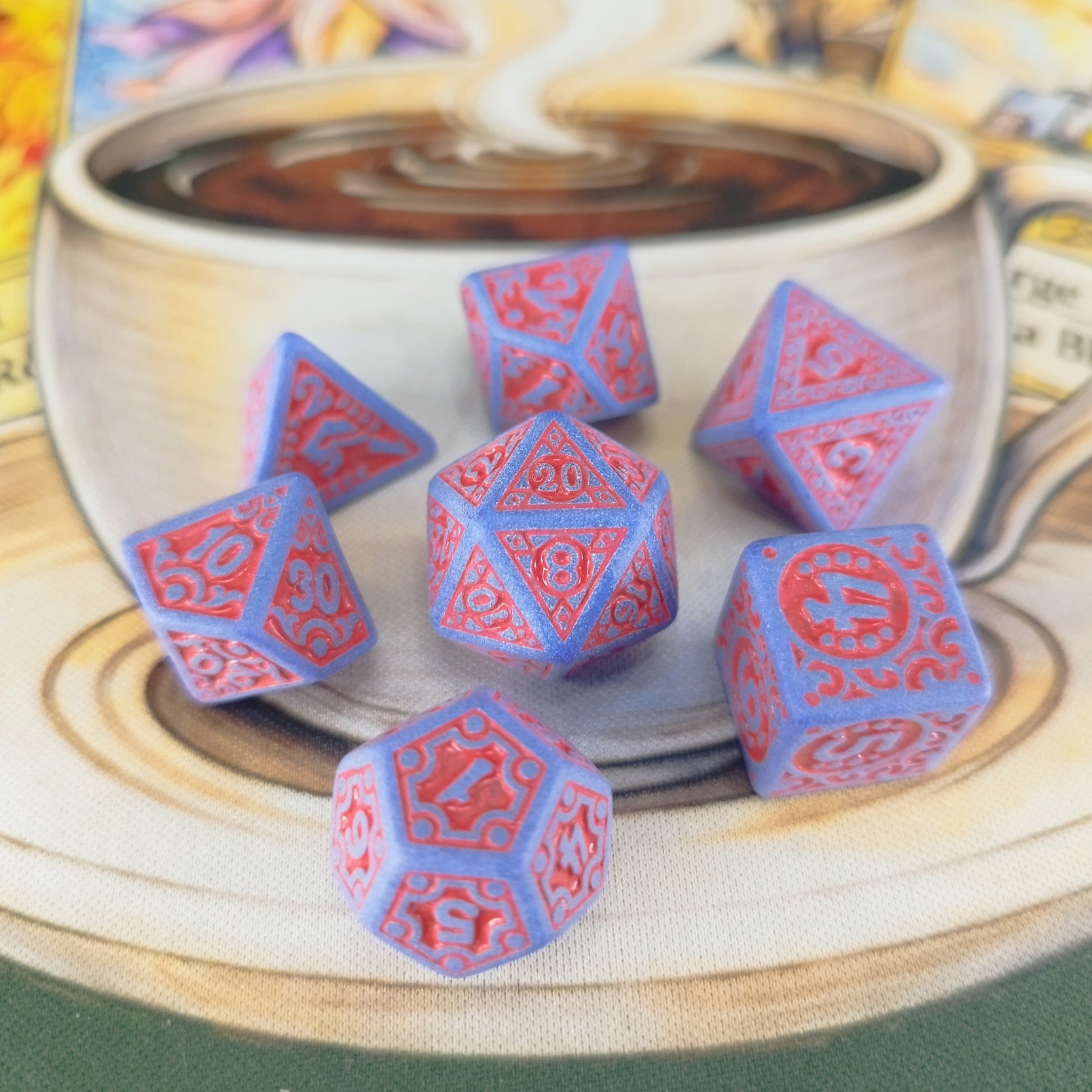 Patterned - Red Blue