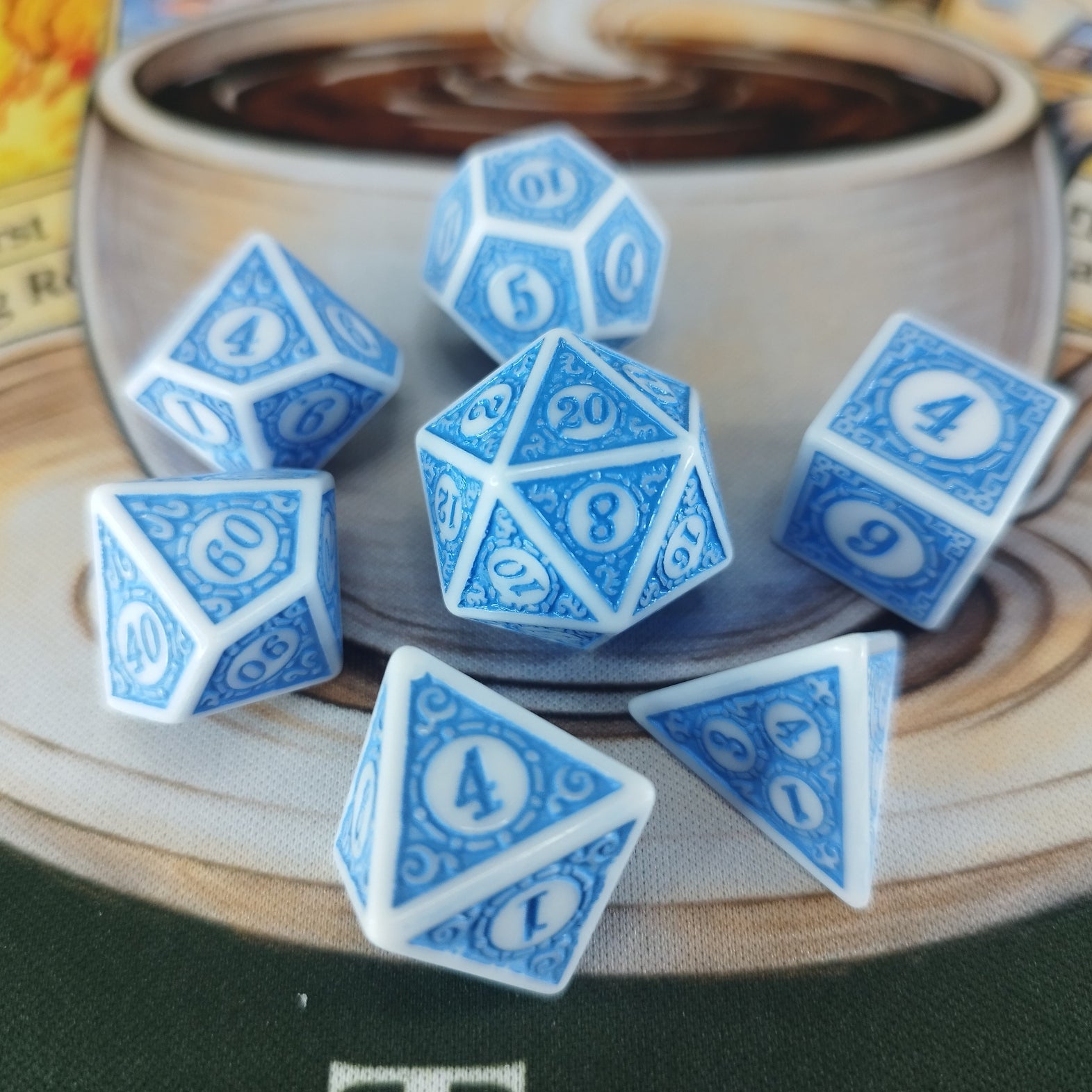 Patterned - Light Blue