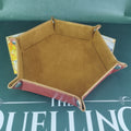 Pleather Velvet Dicetray - Brown