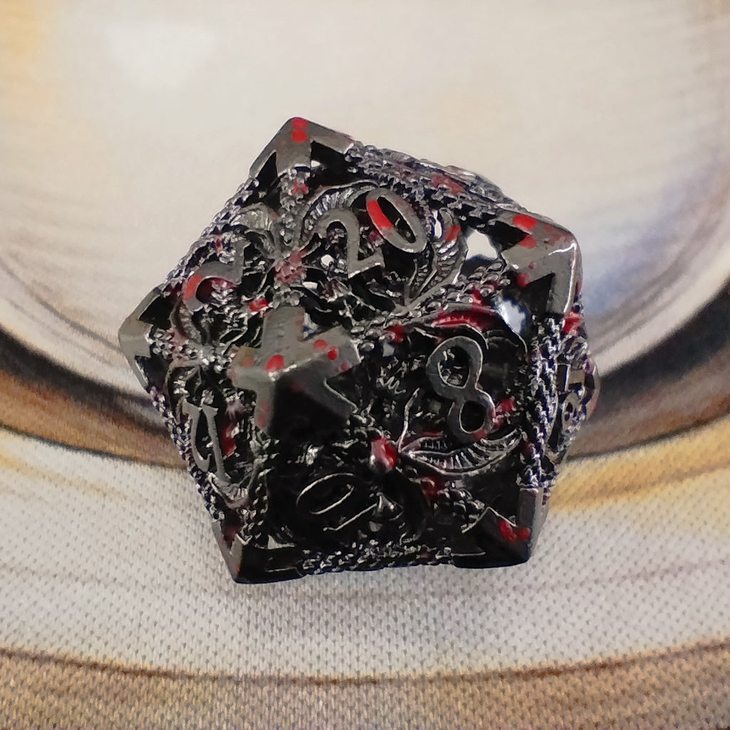 Metal Dice Set - Blood and Iron