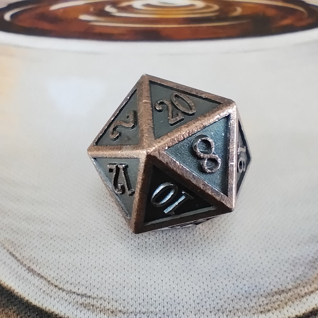Metal Dice Set - Bronze