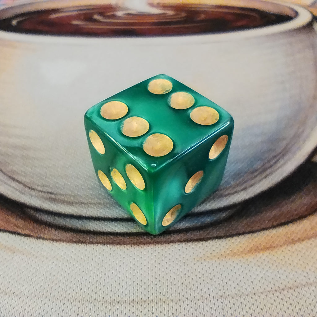 Pearl d6's - Green