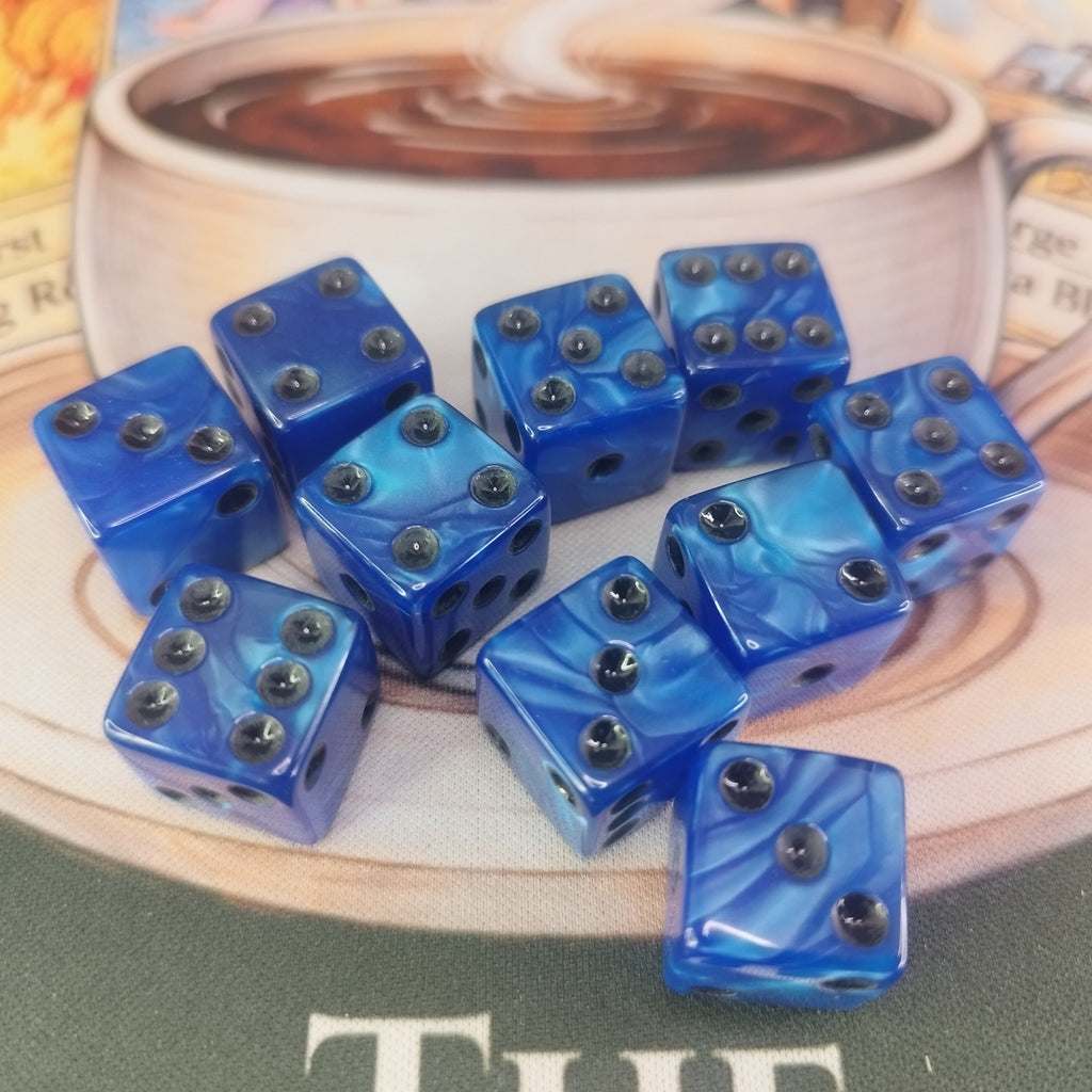 Pearl d6's - Blue
