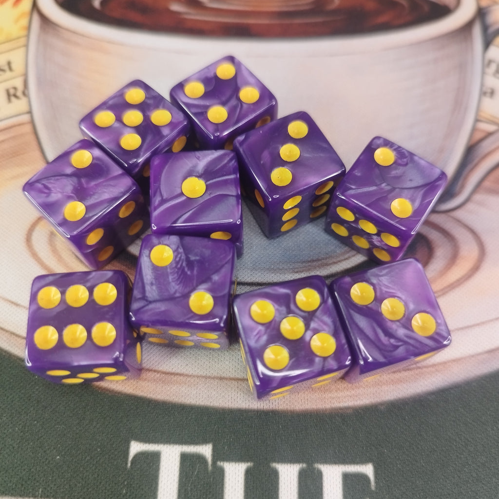 Pearl d6's - Purple
