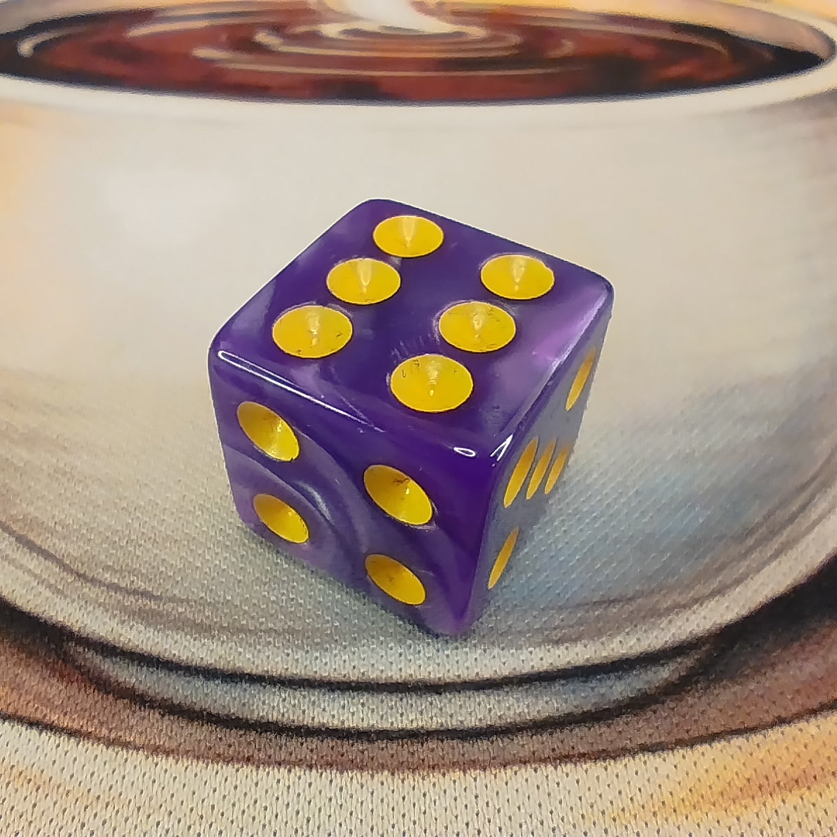 Pearl d6's - Purple