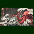 Playmat - Red Octopus