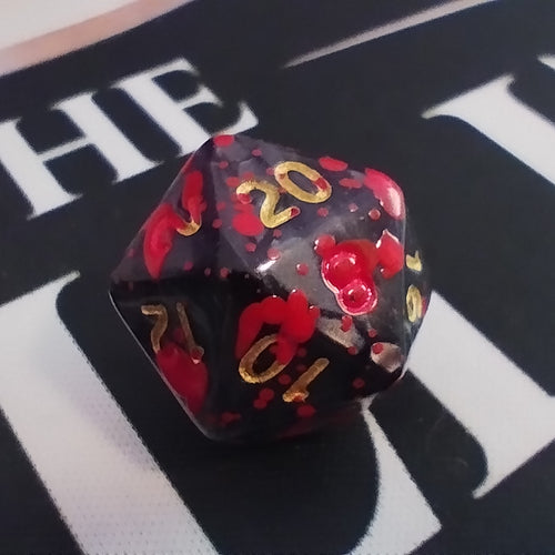 Bloody Dice Set - Black Gold