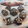 Metal Dice Set - Copper Dragon
