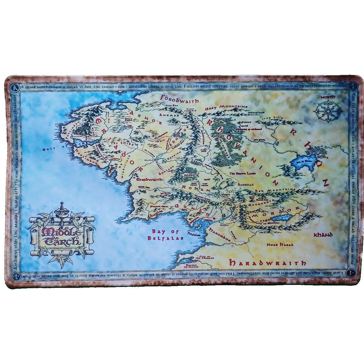 Playmat - The Hobbit : Middle Earth Map
