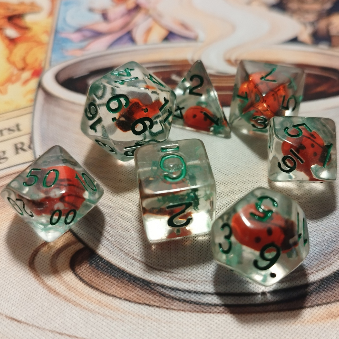 Filled Dice - Ladybird