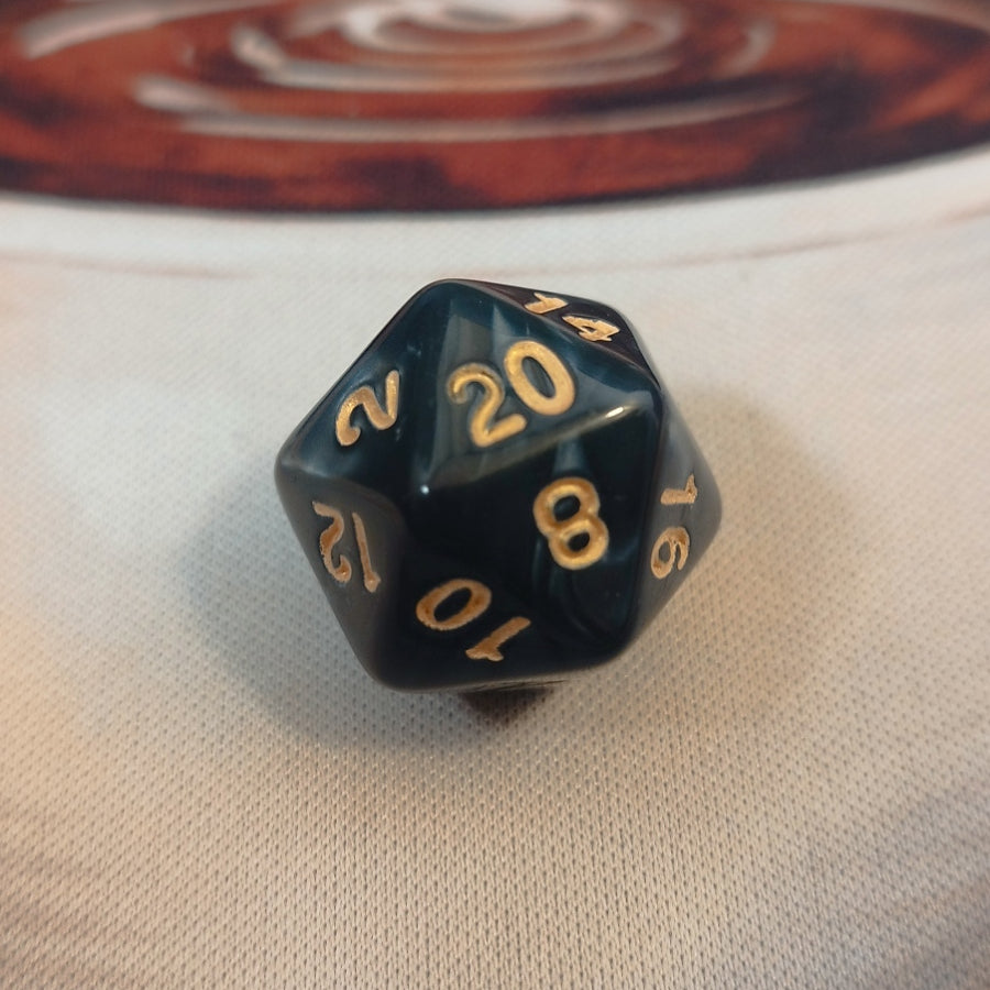 Pearlescent Dice Set - Black