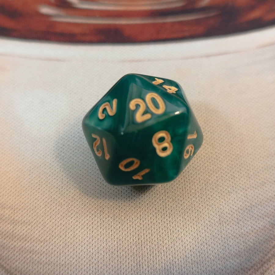 Pearlescent Dice Set - Green