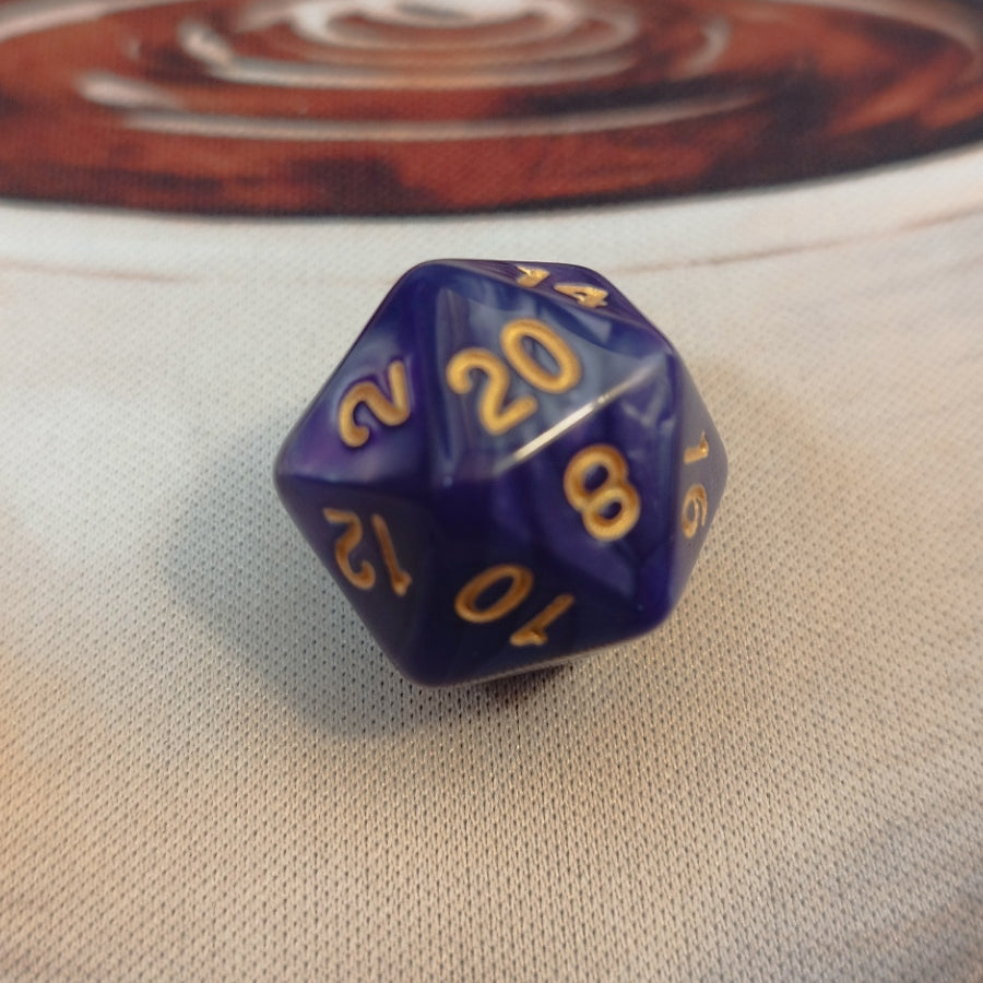 Pearlescent Dice Set - Purple
