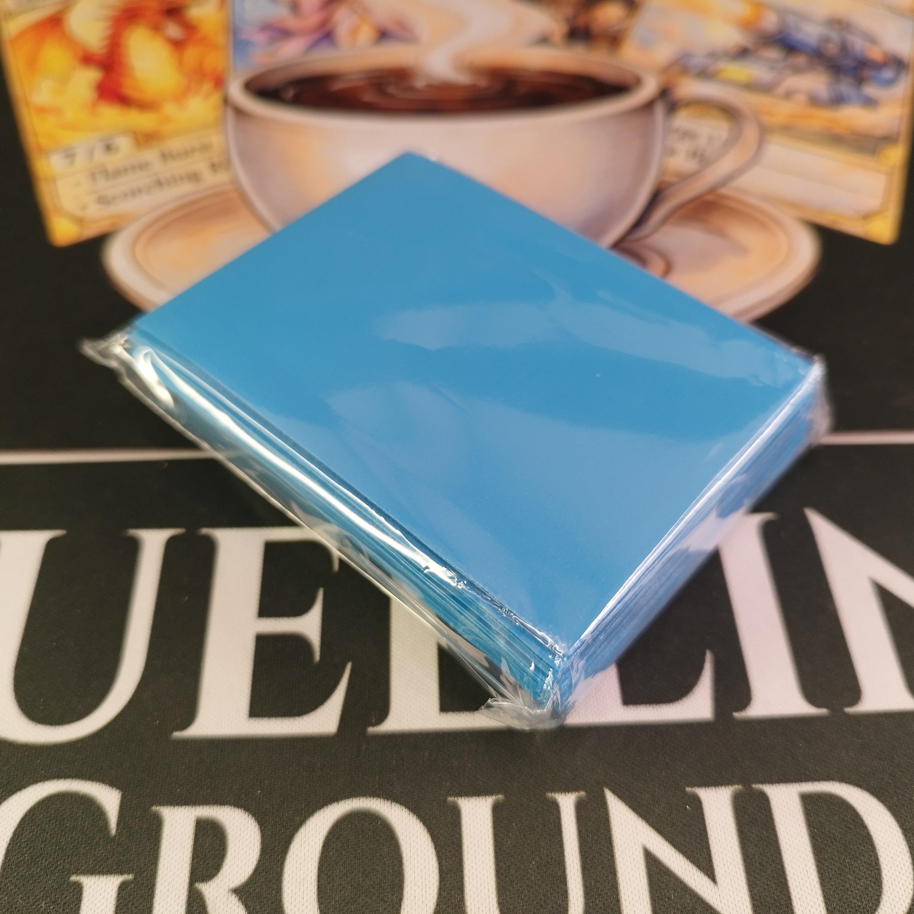 Matte - 100 Cyan Standard Sleeves